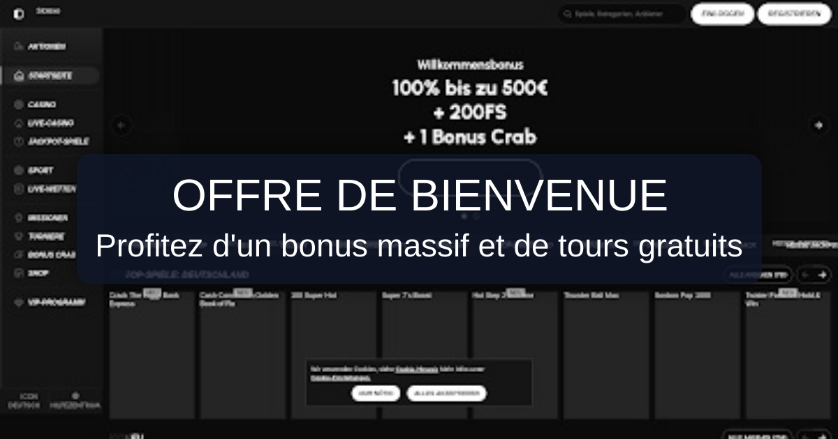 Slotexo Casino - Jouez, Gagnez, Profitez !